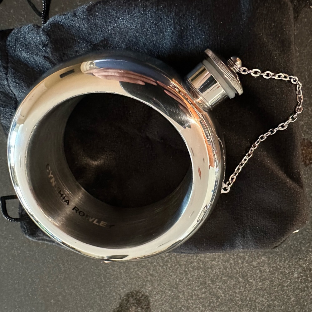 Cynthia Rowley Silver Flask Bangle
